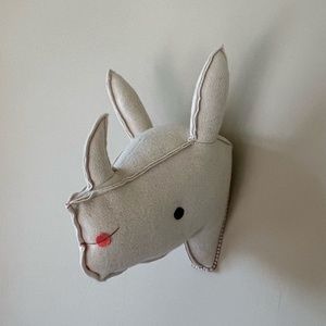 Pillowfort Gray Rhino Wall Decor